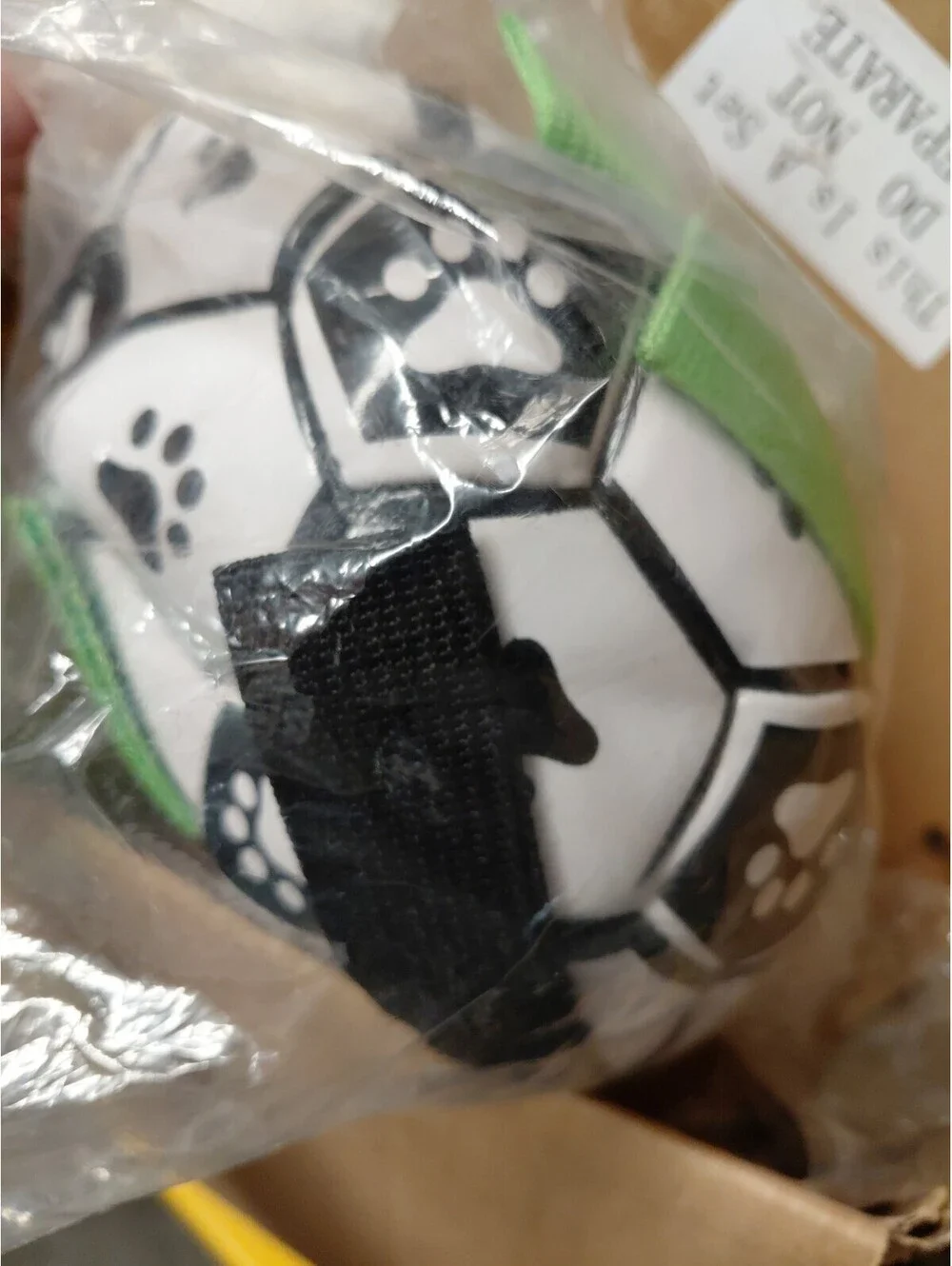 Dog soccer ball with pump World Cup dog park